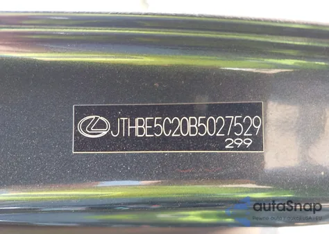 2011 Lexus Is 350 z USA, uszkodzony, nr VIN JTHBE5C20B5027529